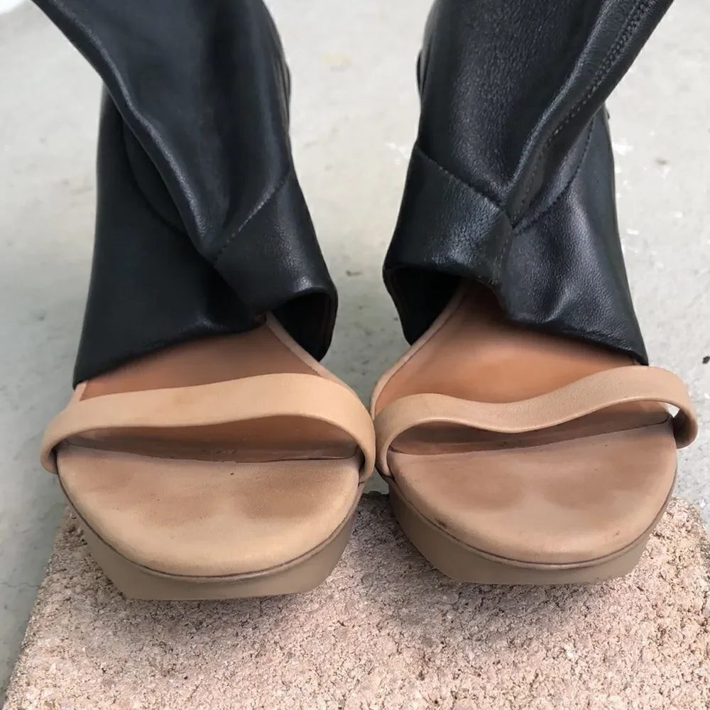 Alll Saints Stretch Leather open toe